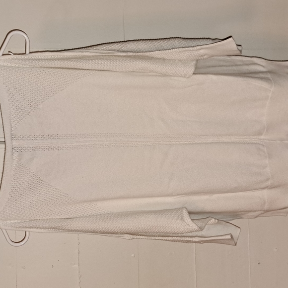 DKNY Jean's white cold shoulder sweater size XL - Picture 4 of 4